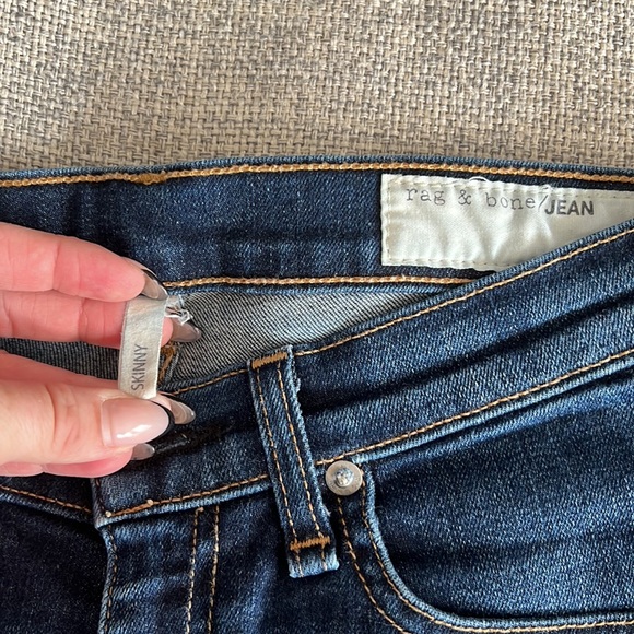 Rag & Bone Mid-rise Skinny Jeans - Picture 5 of 6